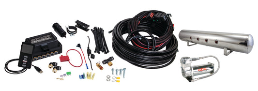 Air Lift Performance 3P (1/4 Air Line 5 Gal Polished Aluminum Tank VIAIR 444C Comp)
