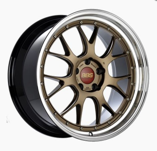 BBS LM-R 20x9.5 5x120 ET23 Matte Bronze Wheel -82mm PFS/Clip Required