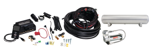 Air Lift Performance 3P (1/4 Air Line 4 Gal 5-Port Raw Aluminum Tank VIAIR 444C Comp)