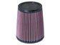K&N Universal Rubber Filter 2.75in Flange ID x 5.875in Base OD x 4.75in Top OD x 7in Height