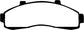 EBC 95-01 Ford Explorer 4.0 2WD Yellowstuff Front Brake Pads