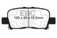 EBC 00-02 Acura MDX 3.5 Yellowstuff Rear Brake Pads