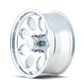 ION Type 171 17x9 / 5x127 BP / 0mm Offset / 83.82mm Hub Polished Wheel