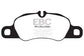 EBC 09-12 Porsche 911 (997) (Cast Iron Rotor only) 3.6 Carrera 2 Redstuff Front Brake Pads