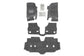 BedRug 07-16 Jeep JK Unlimited 4Dr Front 4pc Floor Kit (Incl Heat Shields)