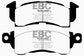 EBC 85-90 Chevrolet Astro Van 2WD Greenstuff Front Brake Pads