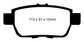 EBC 09-14 Acura TL 3.5 Yellowstuff Rear Brake Pads