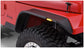 Bushwacker 87-95 Jeep Wrangler Flat Style Flares 4pc Excludes Renegade - Black