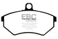 EBC 89-93 Volkswagen Corrado 1.8 Supercharged Redstuff Front Brake Pads