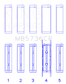King Ford Powerstroke 6.0L/6.4L Diesel (Size STD) Crankshaft Main Bearing Set