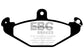 EBC 92-00 Dodge Viper 8.0 Yellowstuff Rear Brake Pads