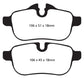 EBC 09+ BMW Z4 3.0 (E89) Yellowstuff Rear Brake Pads