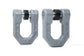 DV8 Offroad Elite Series D-Ring Shackles - Pair (Gray)