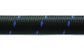 Vibrant -12 AN Two-Tone Black/Blue Nylon Braided Flex Hose (5 foot roll)