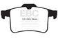 EBC 10-15 Jaguar XF 5.0 Supercharged (470) Redstuff Rear Brake Pads