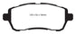 EBC 10+ Ford Fiesta 1.6 (FOR NON-ST/NON-TURBO) Greenstuff Front Brake Pads
