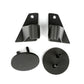 Rugged Ridge 07-18 Jeep Wrangler JK Textured Black Mirror Relocation Brackets