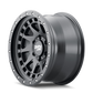 Dirty Life 9311 Enigma Pro 17x9/5x127 BP/-12mm Offset/71.5mm Hub Matte Black Wheel - Beadlock
