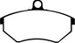 EBC 89-93 Volkswagen Corrado 1.8 Supercharged Redstuff Front Brake Pads