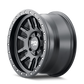 Dirty Life 9309 Canyon Pro 17x9/5x127 BP/-12mm Offset/71.5mm Hub Matte Black Wheel - Beadlock