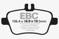 EBC 13+ Mercedes-Benz CLA250 2.0 Turbo Greenstuff Rear Brake Pads