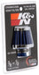 K&N 2in Base OD x .375in Flange ID x 1.75in H Rubber Base Crankcase Vent Filter - Blue
