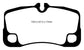 EBC 09-12 Porsche 911 (997) (Cast Iron Rotor only) 3.6 Carrera 2 Redstuff Rear Brake Pads