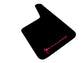 Rally Armor Universal Fit (No Hardware) Basic Plus Black Mud Flap w/ Red Logo