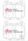 DBA 03-06 EVO / 04-09 STi / 03-07 350Z Track Edition/G35 w/ Brembo SP500 Rear Brake Pads