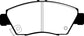 EBC 12 Acura ILX 1.5 Hybrid Greenstuff Front Brake Pads