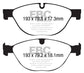 EBC 13+ Jaguar F-Type (Cast Iron Only) 3.0 Supercharged (380) Perf Pkg Redstuff Front Brake Pads