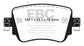 EBC 15-21 Volkswagen GTi 2.0 Turbo Yellowstuff Rear Brake Pads