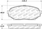 StopTech Performance 90-93 Mazda Miata Front Brake Pads D525