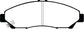 EBC 07-13 Acura MDX 3.7 Yellowstuff Front Brake Pads