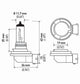 Hella Optilux H11 55W XY Extreme Yellow Bulbs (Pair)