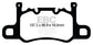 EBC 13-15 Porsche 911 (991) (Cast Iron Rotor only) 3.8 GT3 Yellowstuff Rear Brake Pads