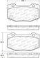 StopTech 14-18 Chevy Corvette Sport Performance Rear Brake Pads