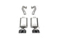 Corsa 06-13 Chevy Corvette C6 Z06 7.0L / 09-13 ZR1 6.2L Black PVD AxleBack Exhaust w/4.5in Twin Tips