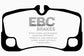EBC 09-12 Porsche 911 (997) (Cast Iron Rotor only) 3.6 Carrera 2 Redstuff Rear Brake Pads