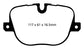 EBC 10-12 Land Rover Range Rover 5.0 Supercharged Yellowstuff Rear Brake Pads