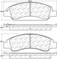 StopTech Street Select Brake Pads - Front/Rear