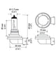 Hella Optilux XB Extreme Type H11 12V 80W Blue Bulbs - Pair