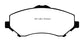 EBC 08-11 Chrysler Town & Country 3.3 Ultimax2 Front Brake Pads