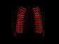 ANZO 2007-2011 Cadillac Escalade LED Taillights Chrome