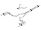 Borla Atak Cat-Back 15-17 Ford Mustang GT 5.0L V8 MT/AT 3in pipe 4in tip