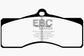 EBC 68-69 Chevrolet Camaro (1st Gen) 4.9 Yellowstuff Front Brake Pads