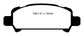 EBC 02-06 Subaru Baja 2.5 Yellowstuff Rear Brake Pads