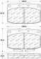 StopTech Performance 89-95 Mazda RX7 Front Brake Pads