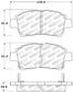 StopTech Performance 00-05 Spyder MR2 / 00 Celica GT / 04-07 xA/xB Front Brake Pads