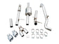 AWE Tuning 4th Gen GM 1500 5.3L 0FG Catback Dual Side Exit (Flat Bumper) - Chrome Tips